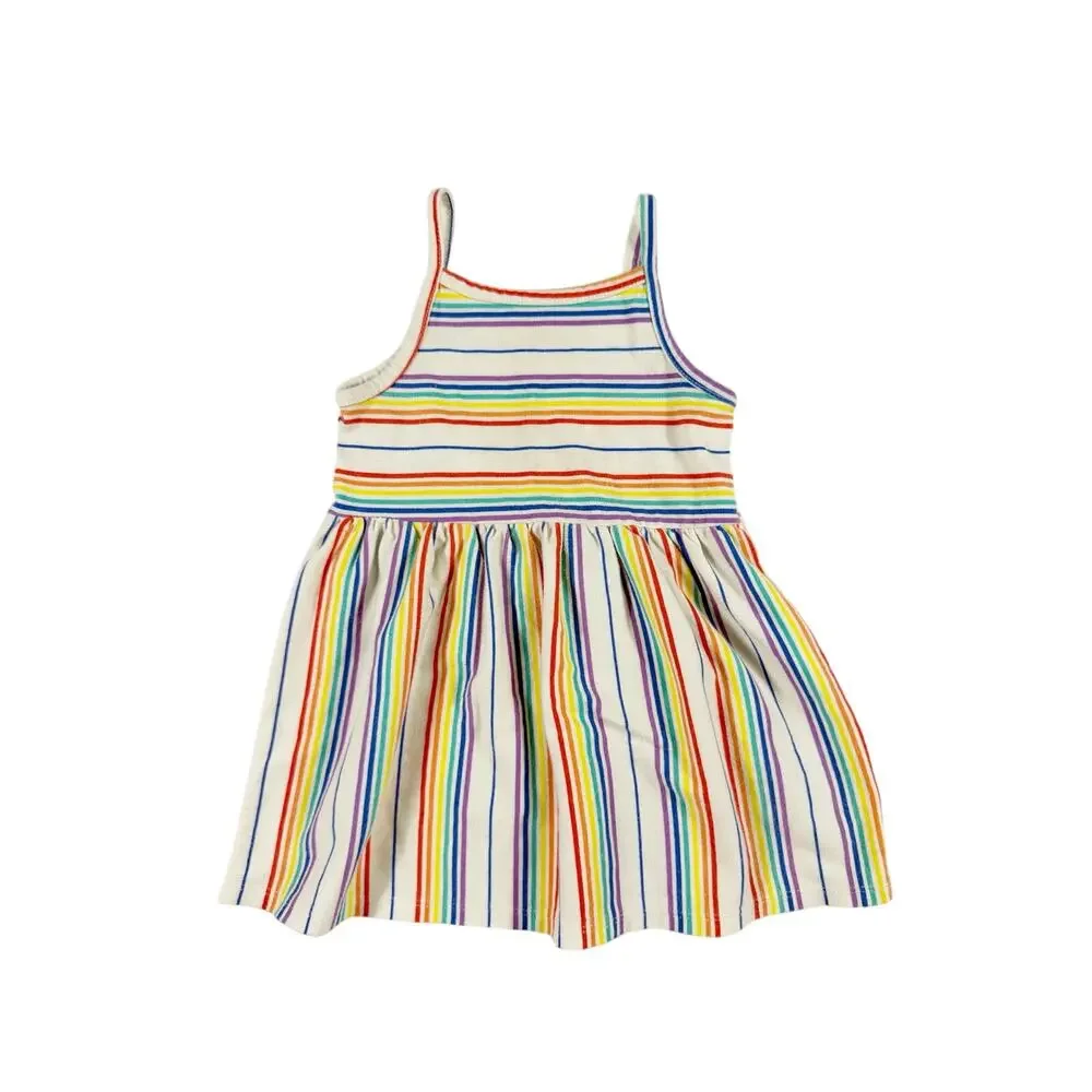 Cat & Jack Rainbow Stripe Sundress with Baby Gap Bloomers Size 18 Months